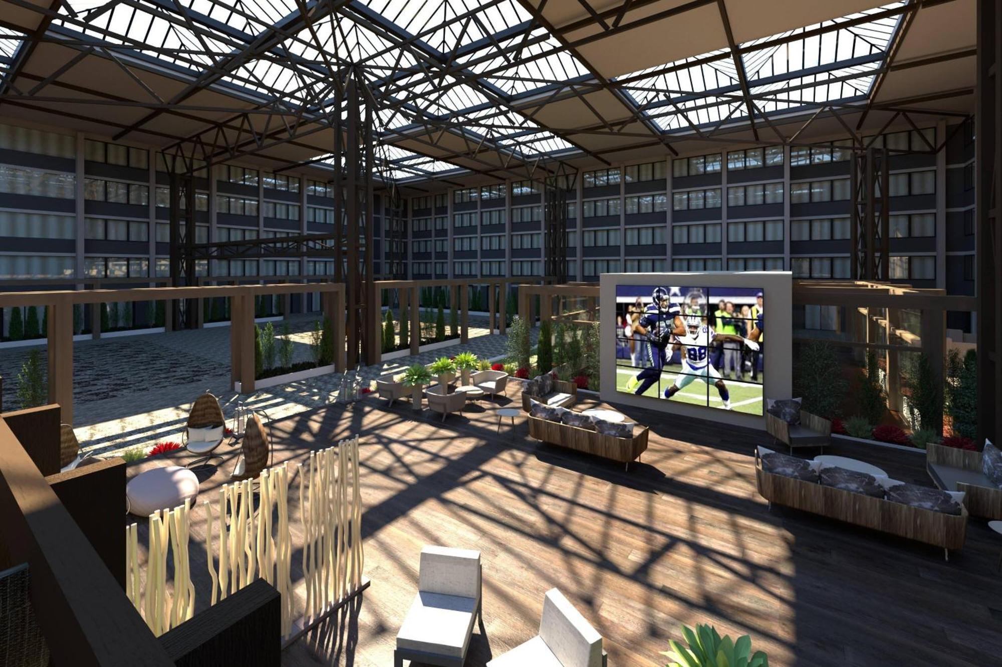 Hotel Seattle Airport Marriott SeaTac Exterior foto